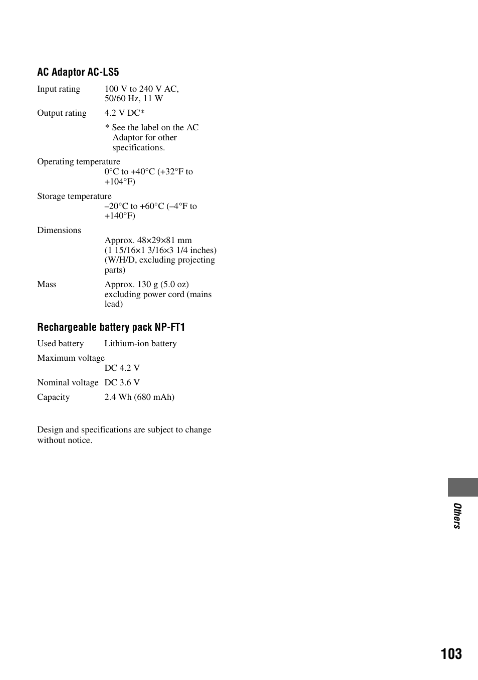 Sony DSC-M2 User Manual | Page 103 / 107