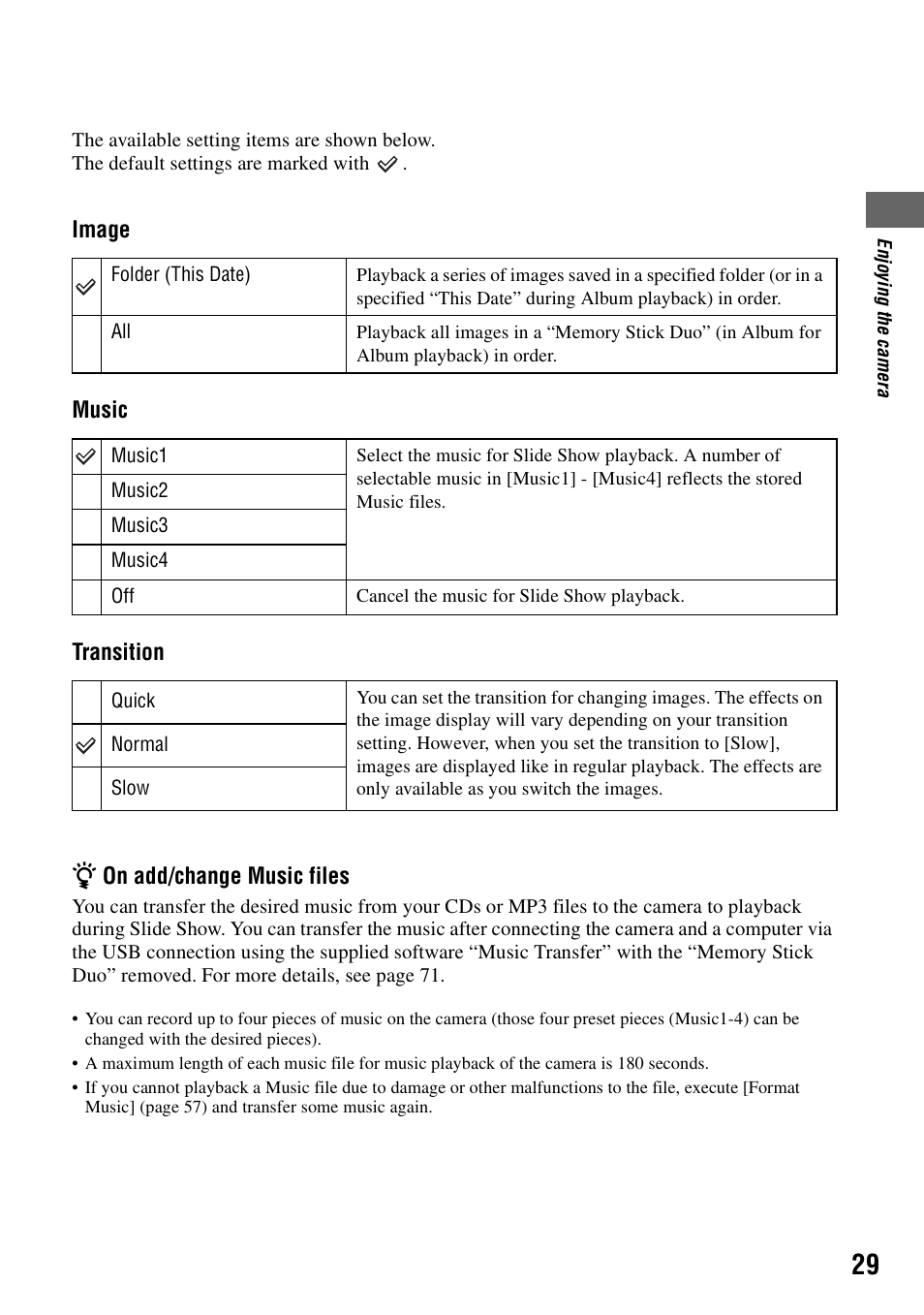 Sony DSC-M2 User Manual | Page 29 / 107