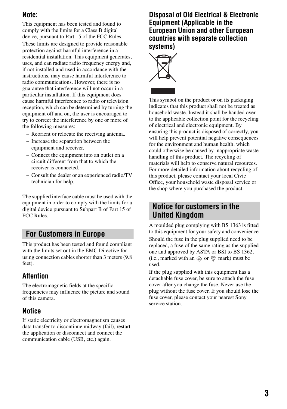 Sony DSC-M2 User Manual | Page 3 / 107