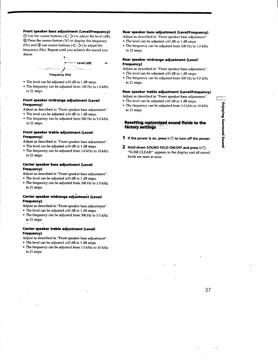 Sony STR-DE825 User Manual | Page 37 / 56