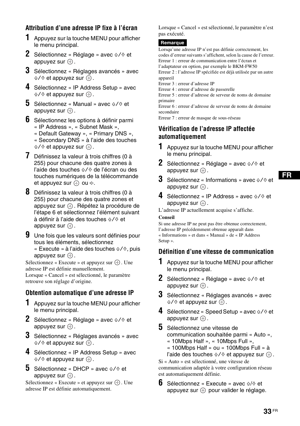 Sony FWD-S42H1 User Manual | Page 123 / 303