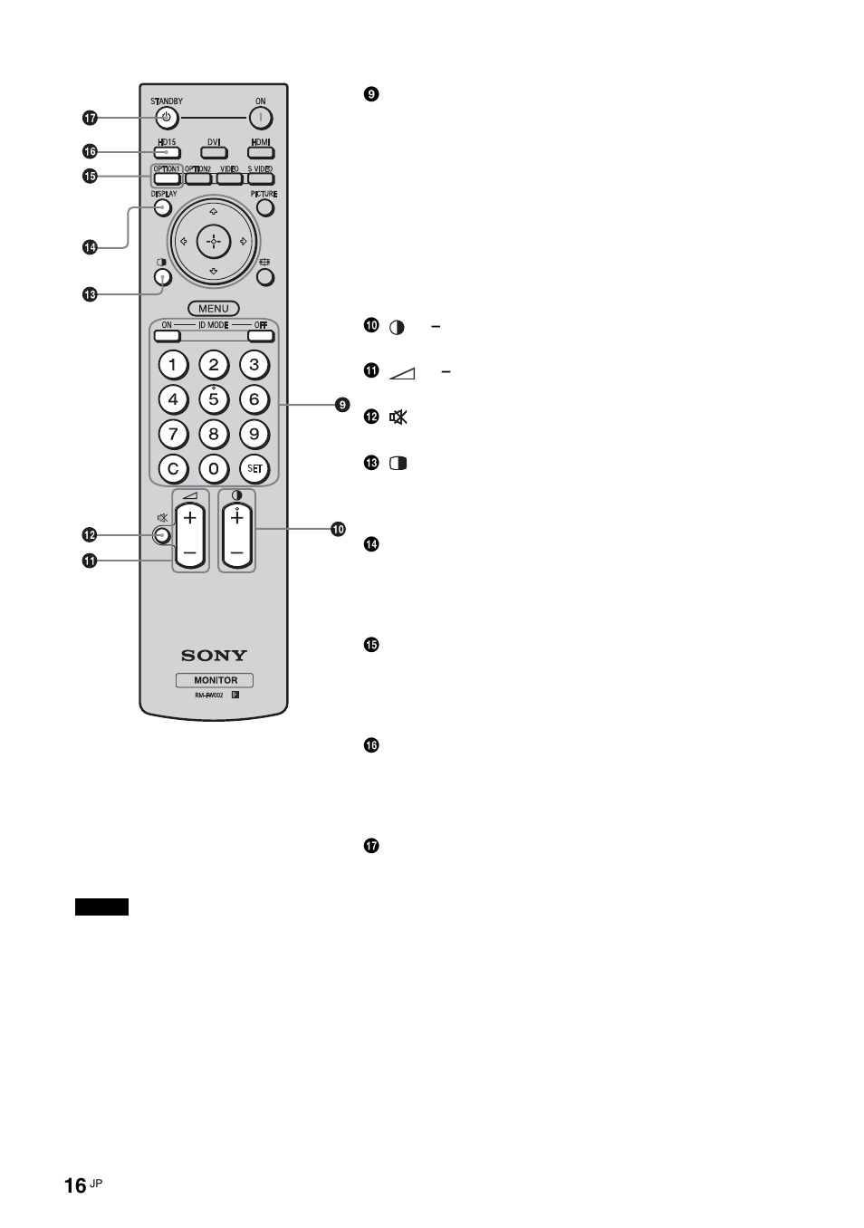 Sony FWD-S42H1 User Manual | Page 16 / 303