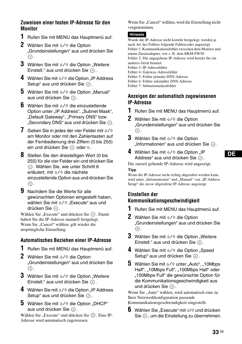 Sony FWD-S42H1 User Manual | Page 165 / 303