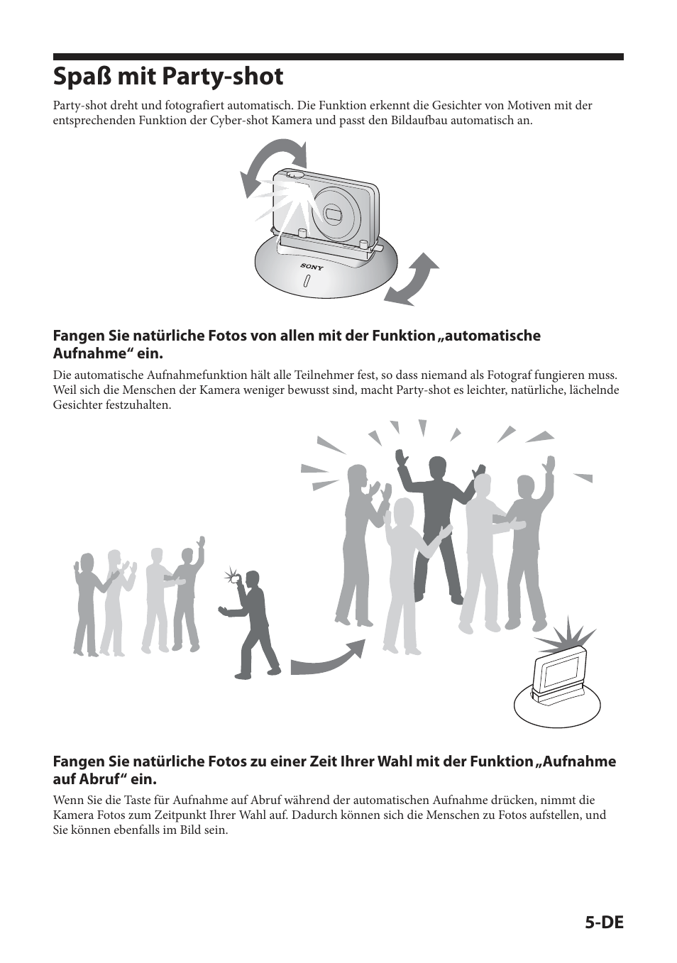 Spaß mit party-shot | Sony IPT-DS2 User Manual | Page 51 / 215