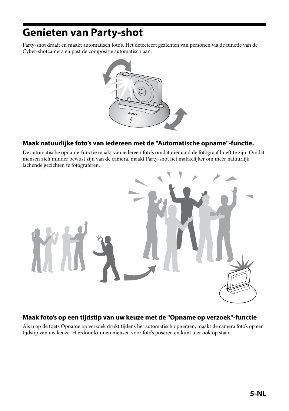 Genieten van party-shot | Sony IPT-DS2 User Manual | Page 79 / 215