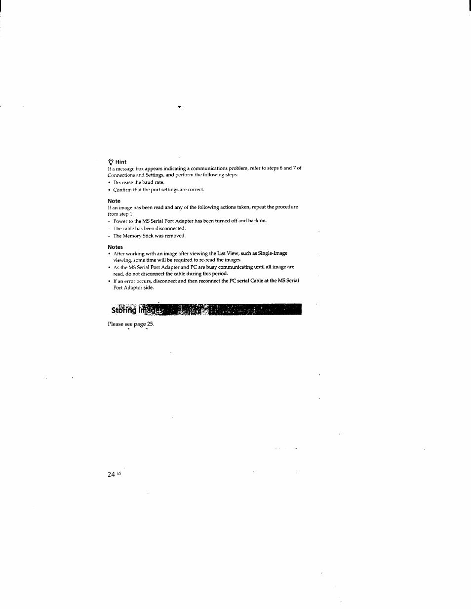 Note, Notes | Sony DCR-TRV510 User Manual | Page 132 / 136