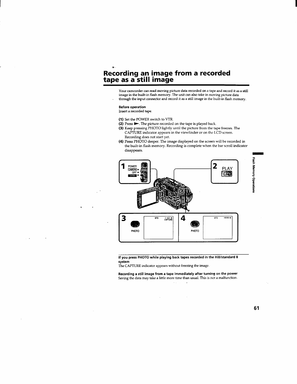 Before operation | Sony DCR-TRV510 User Manual | Page 61 / 136