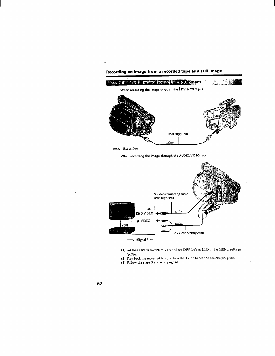 Sony DCR-TRV510 User Manual | Page 62 / 136
