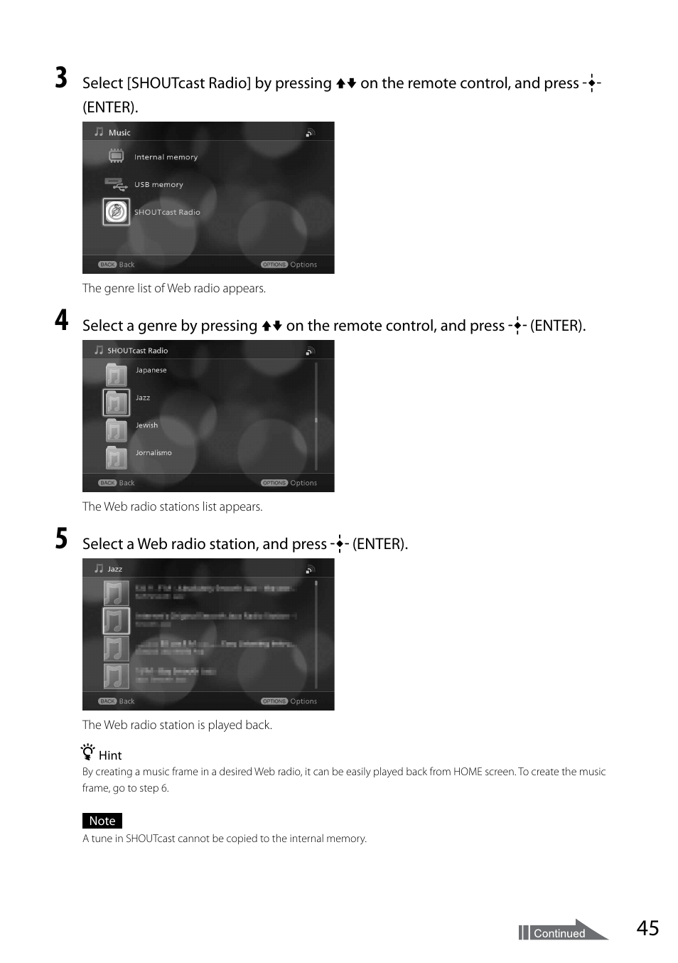 Sony VGF-CP1U User Manual | Page 45 / 108