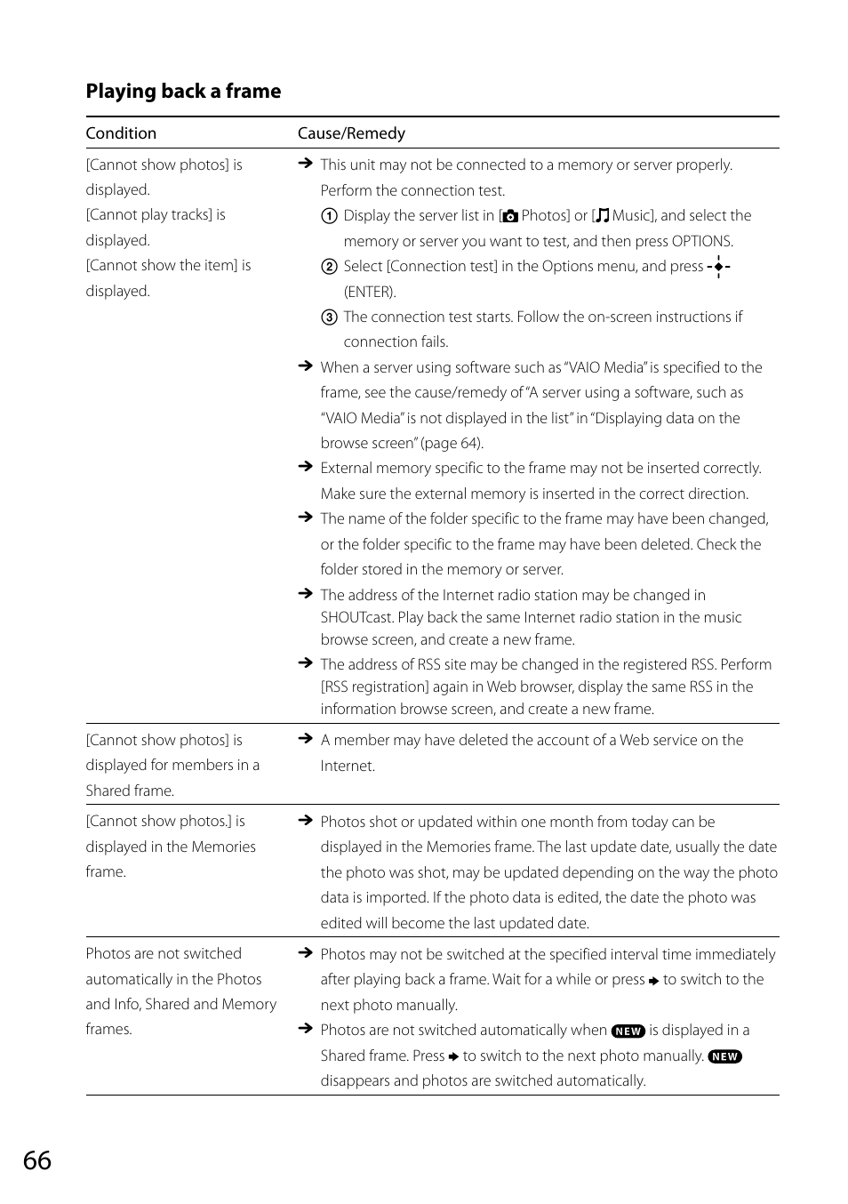 Playing back a frame | Sony VGF-CP1U User Manual | Page 66 / 108