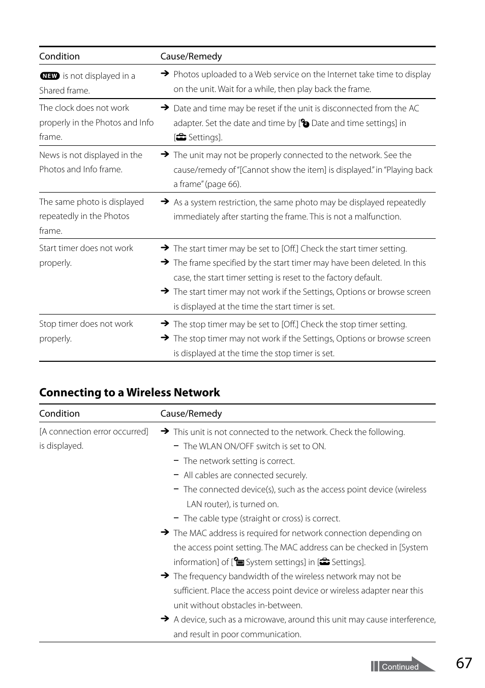 Connecting to a wireless network | Sony VGF-CP1U User Manual | Page 67 / 108