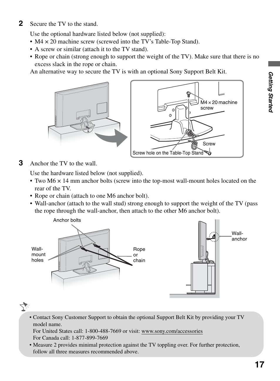 Sony KDL-52XBR9 User Manual | Page 17 / 48