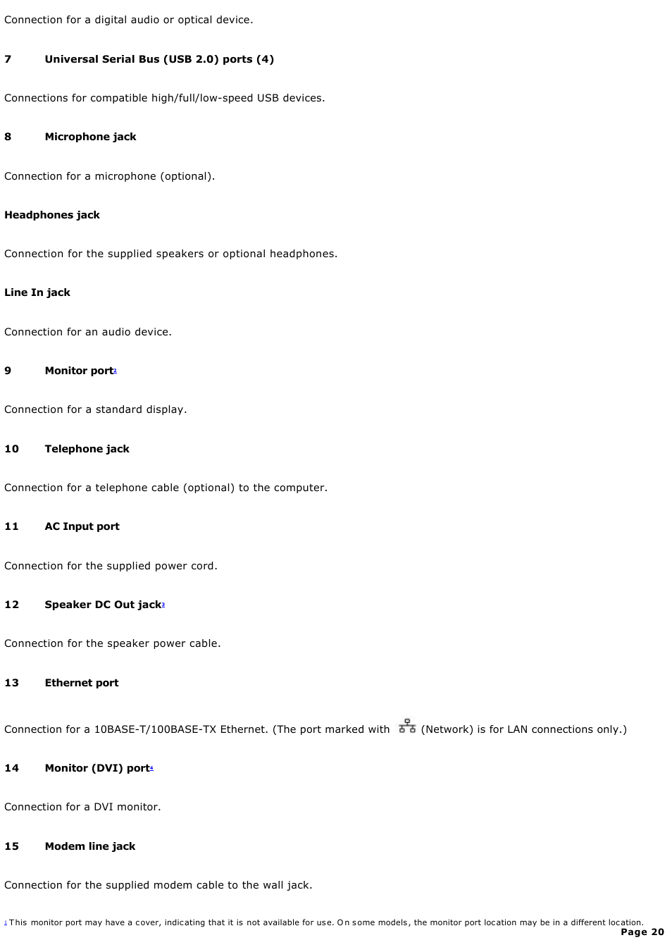 Sony PCV-RZ20C User Manual | Page 20 / 87