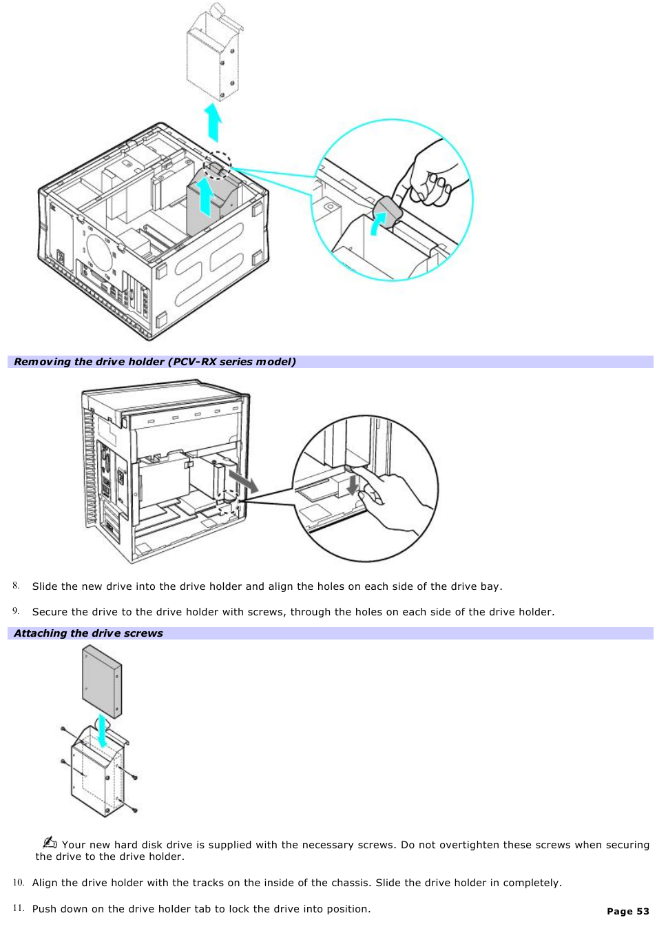 Sony PCV-RZ20C User Manual | Page 53 / 87