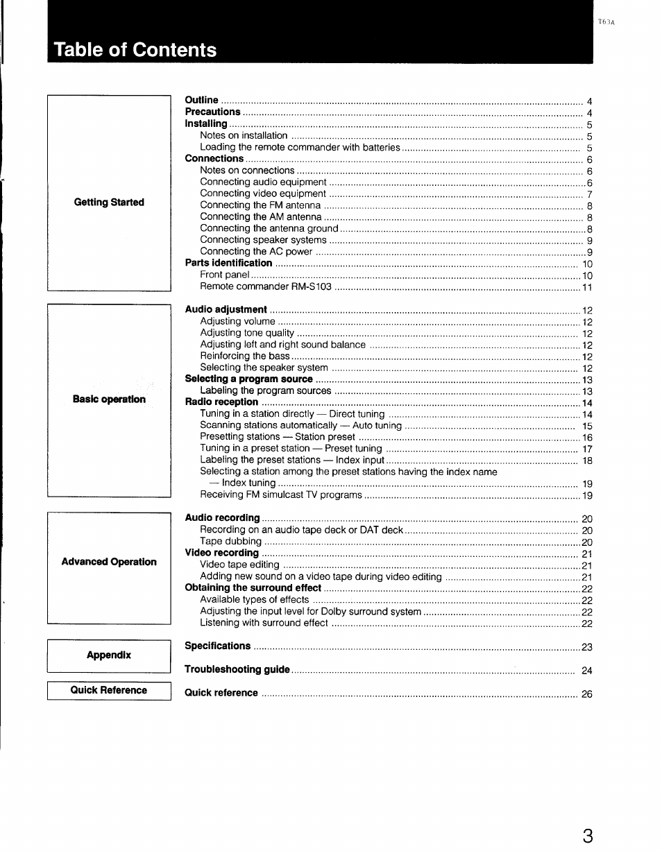 Sony STR-AV770X User Manual | Page 3 / 27