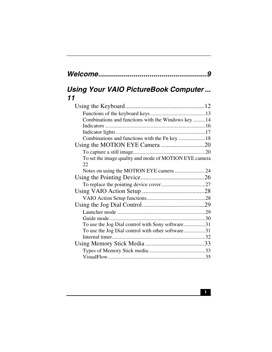 Sony PCG-C1MVMP User Manual | 147 pages