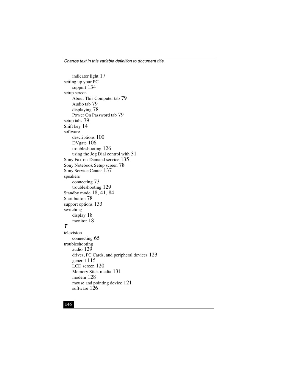 Sony PCG-C1MVMP User Manual | Page 146 / 147