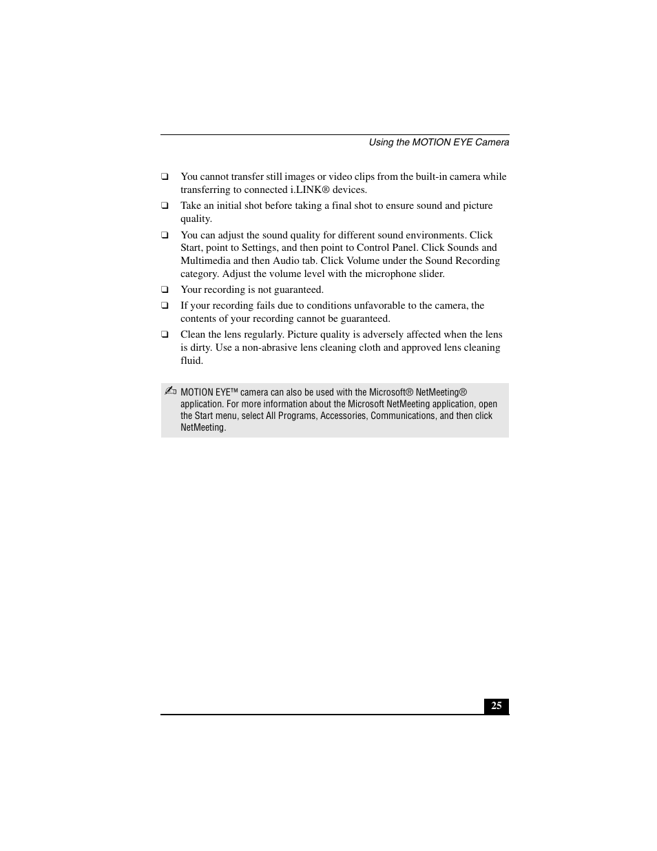 Sony PCG-C1MVMP User Manual | Page 25 / 147