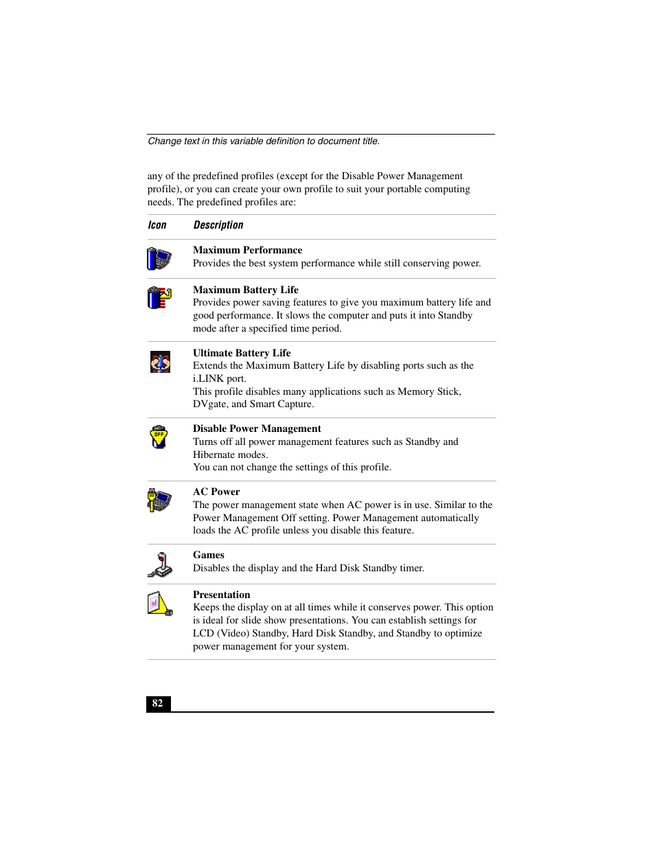 Sony PCG-C1MVMP User Manual | Page 82 / 147