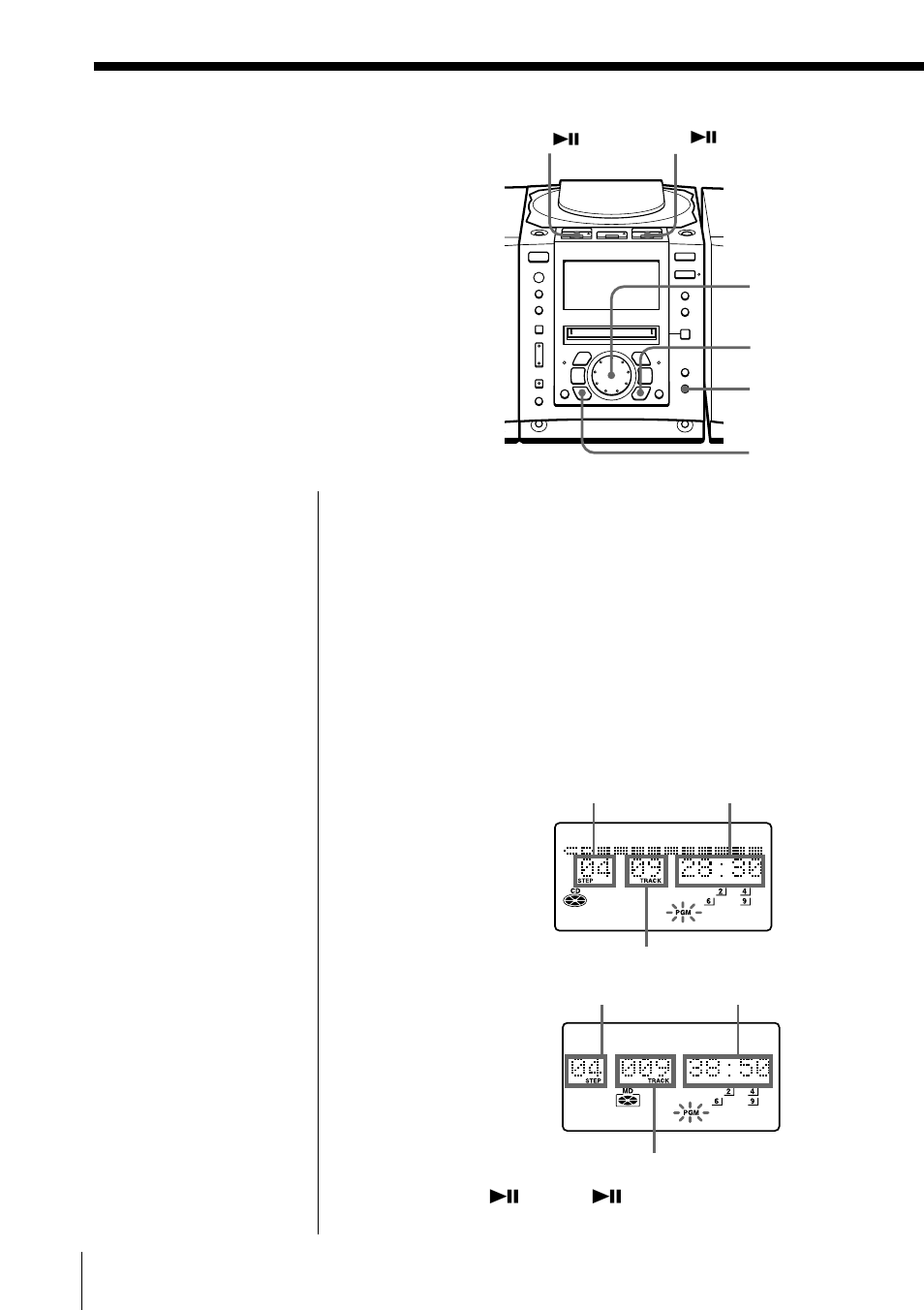 Creating your own program (program play), Creating your own program | Sony PMC-MD55 User Manual | Page 20 / 76