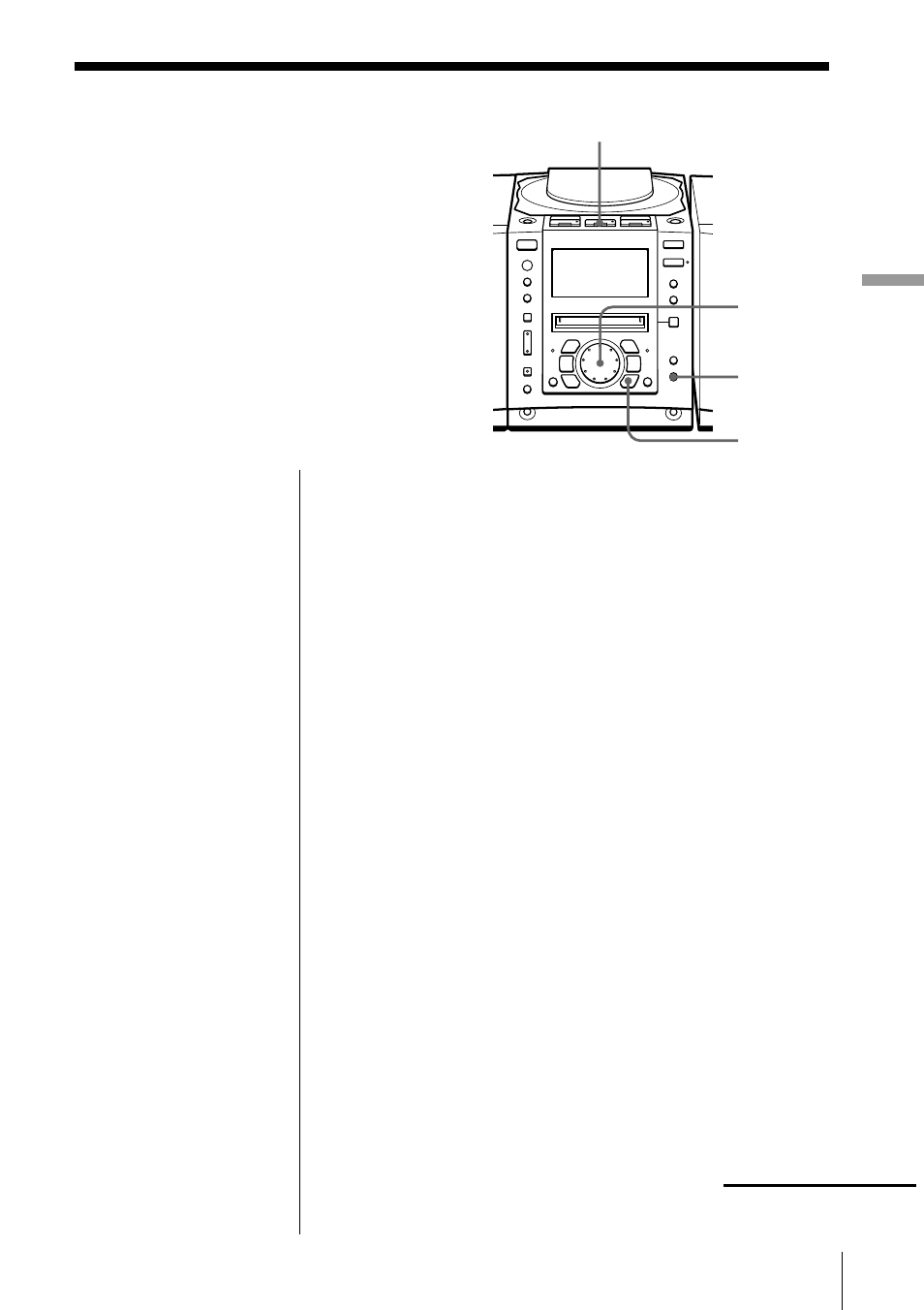 The radio, Presetting radio stations | Sony PMC-MD55 User Manual | Page 23 / 76