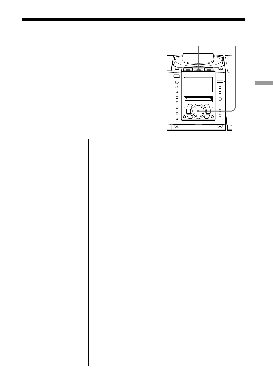 Playing preset radio stations, Recording | Sony PMC-MD55 User Manual | Page 25 / 76