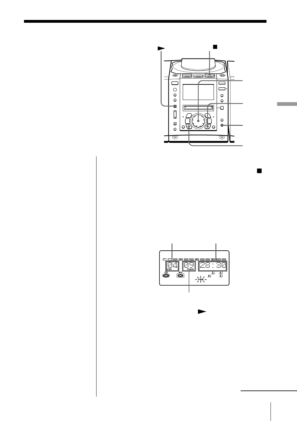 Recording the tracks you programed | Sony PMC-MD55 User Manual | Page 27 / 76
