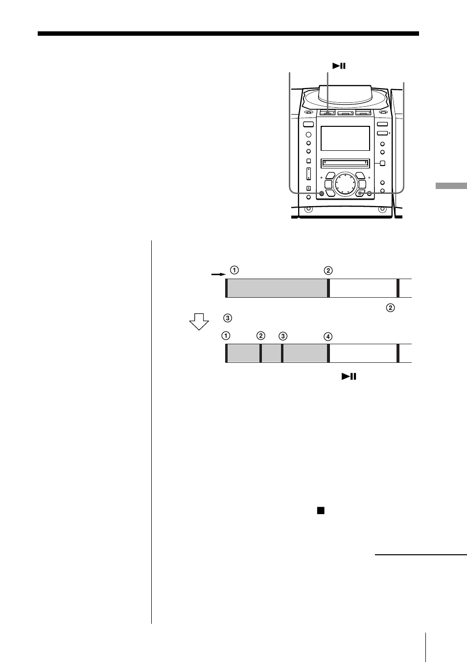 Dividing recorded tracks (divide function), Dividing recorded tracks | Sony PMC-MD55 User Manual | Page 37 / 76