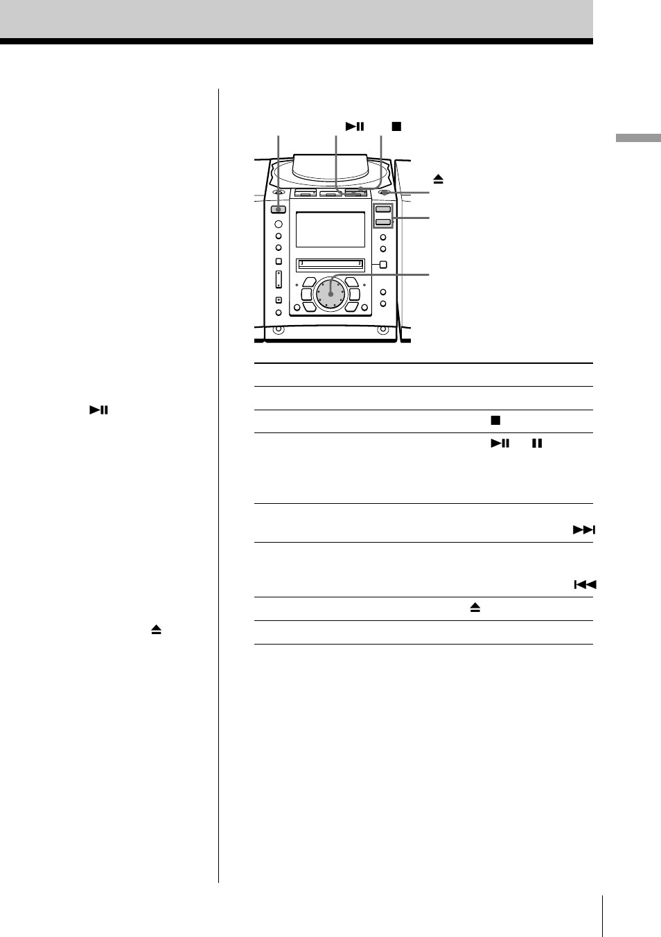 Basic operations 5 | Sony PMC-MD55 User Manual | Page 5 / 76
