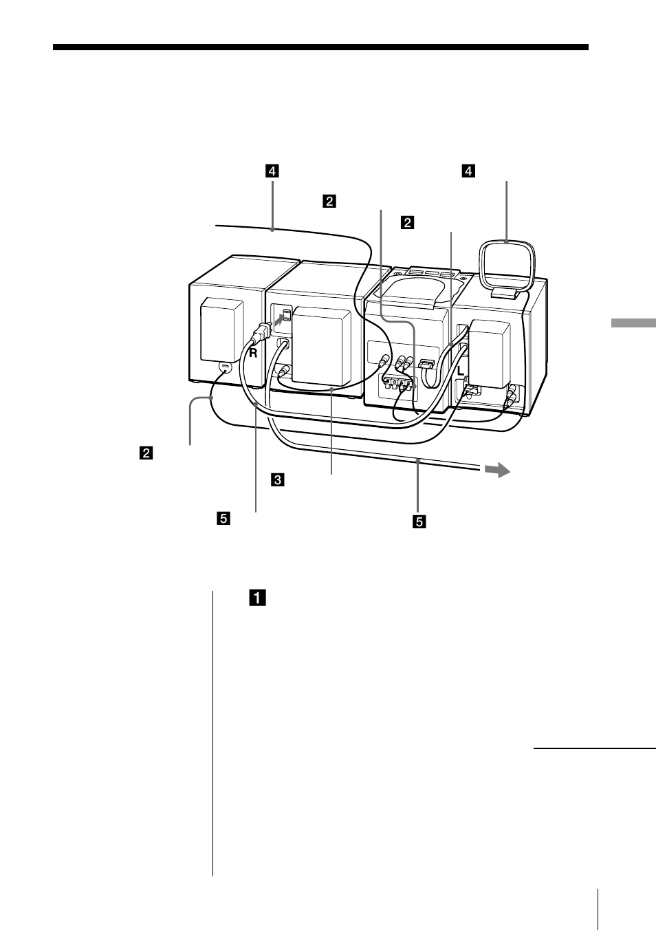 Setting up, Hooking up the system | Sony PMC-MD55 User Manual | Page 53 / 76