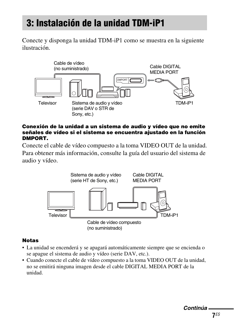 Instalación de la unidad tdm-ip1, Instalación de la unidad, Tdm-ip1 | Sony TDM-iP1 User Manual | Page 41 / 56