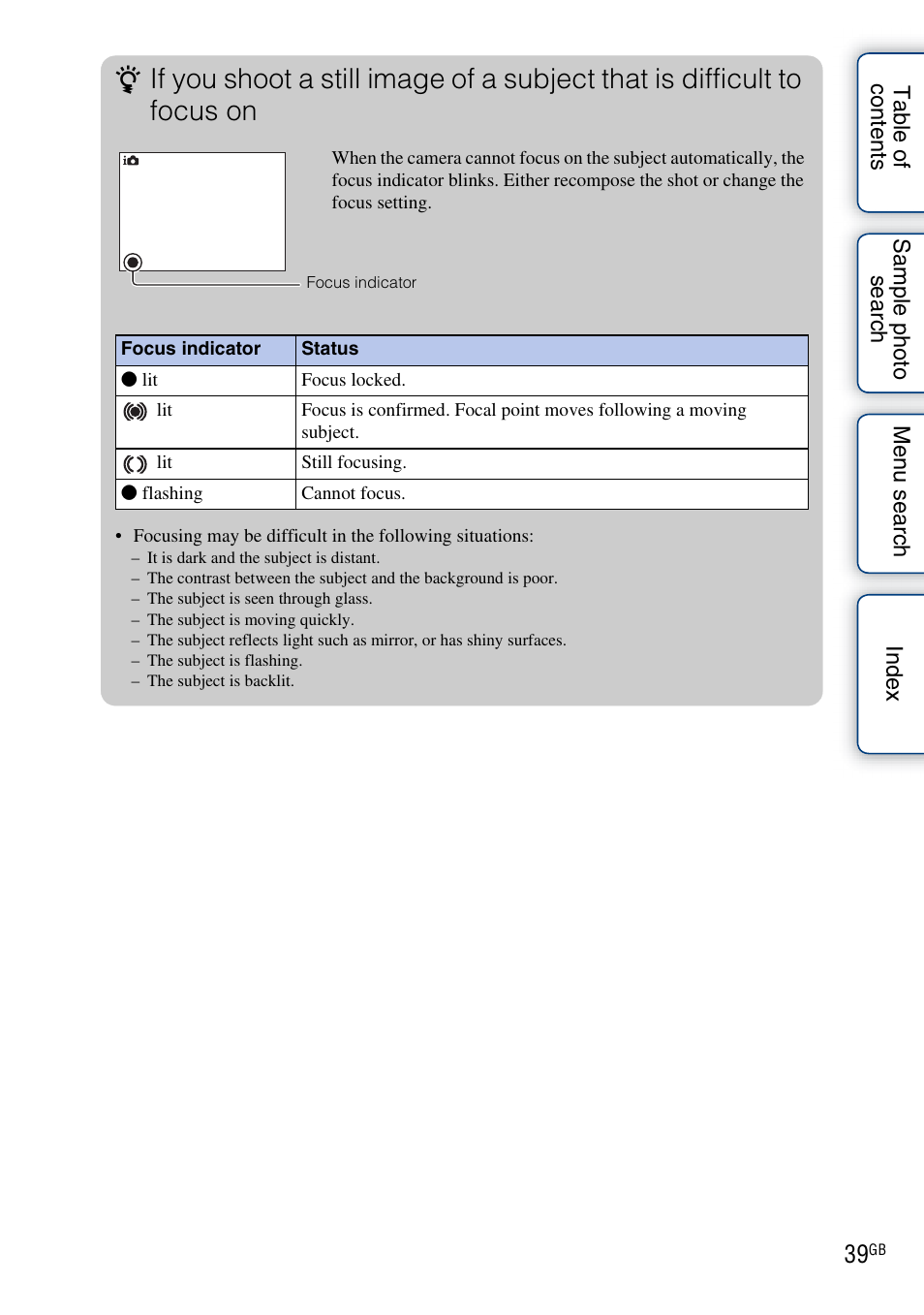 Sony NEX-C3A User Manual | Page 39 / 170