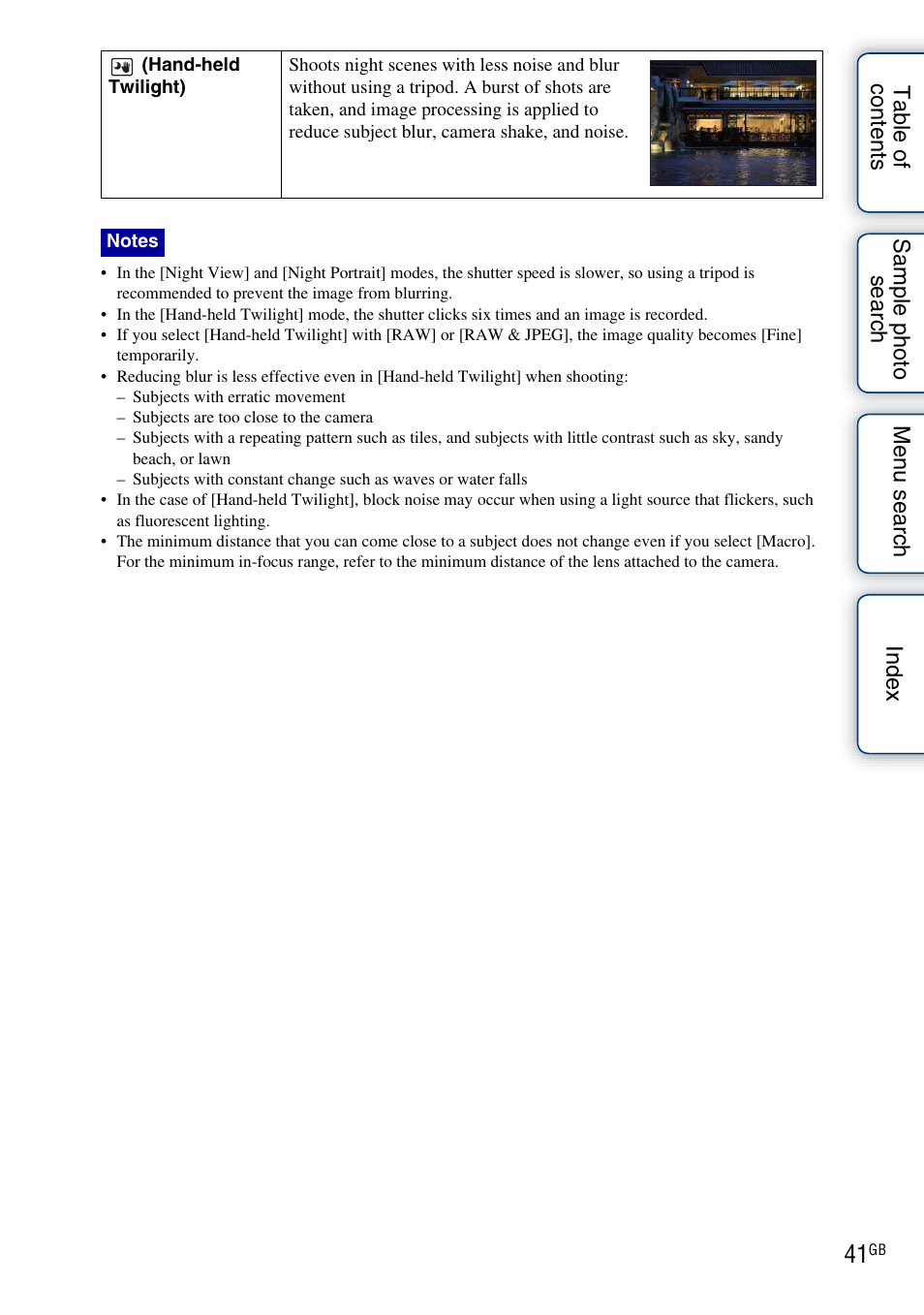 Sony NEX-C3A User Manual | Page 41 / 170