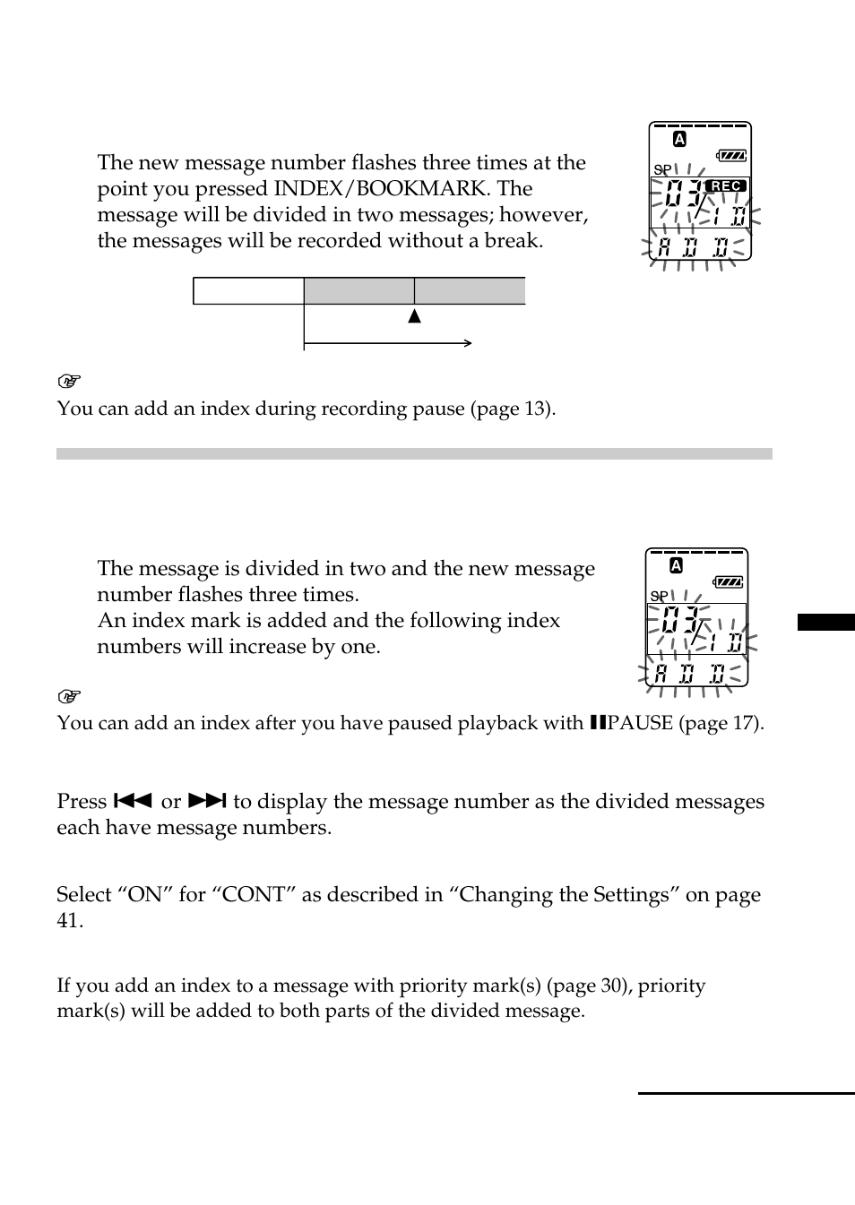 Sony ICD-BP100 User Manual | Page 27 / 68