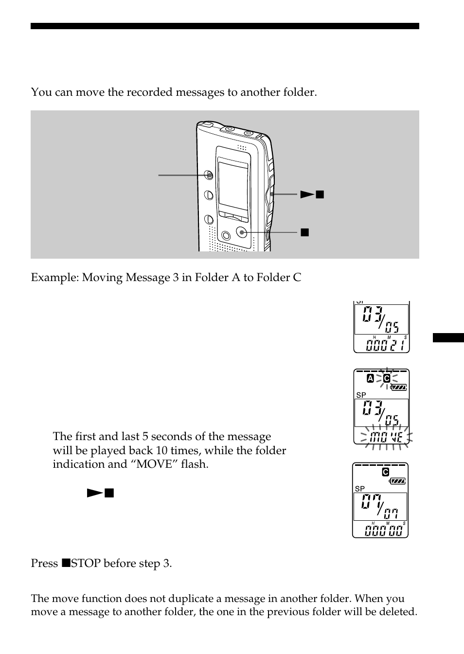 Sony ICD-BP100 User Manual | Page 29 / 68