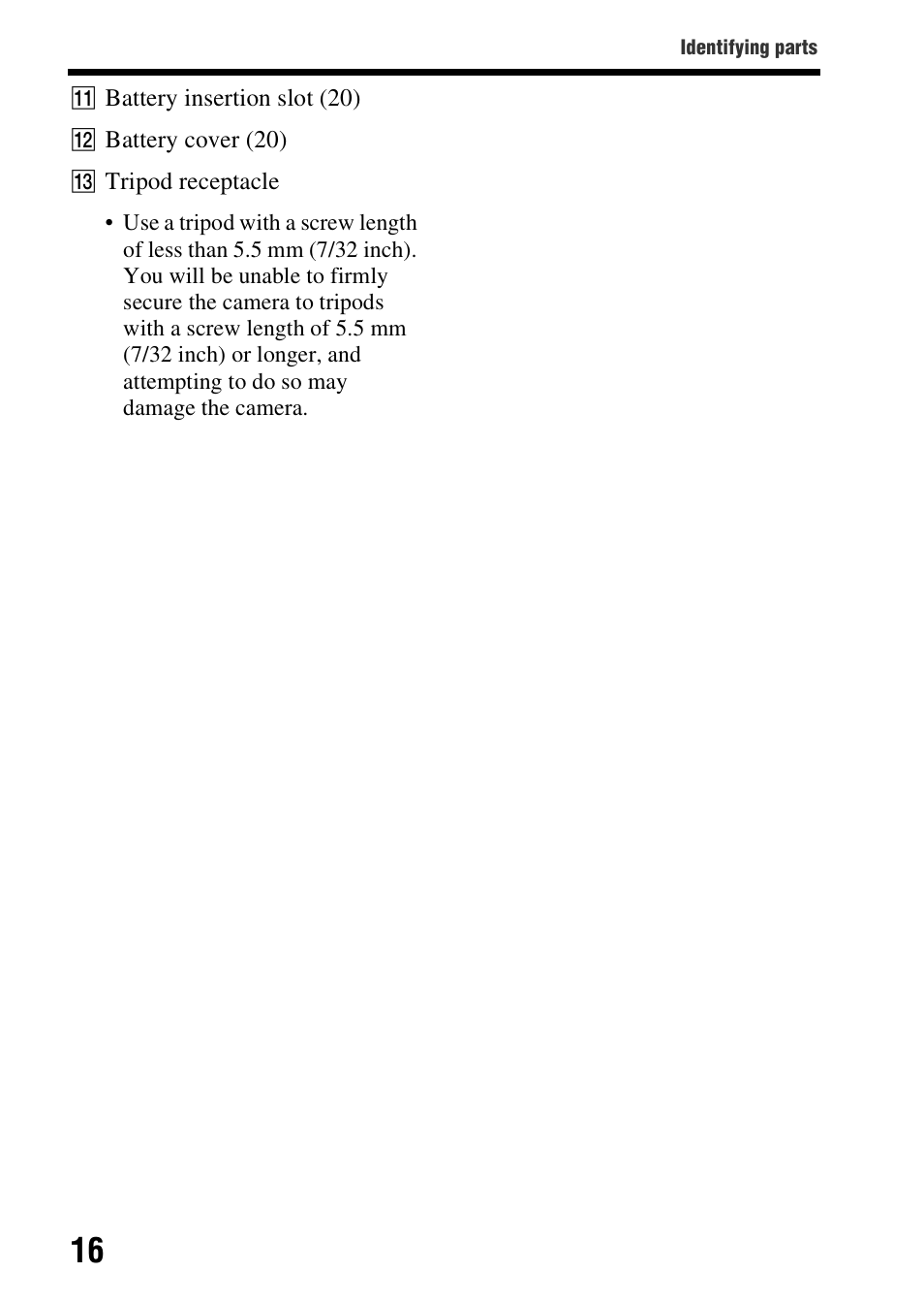 Sony SLT-A57M User Manual | Page 16 / 96