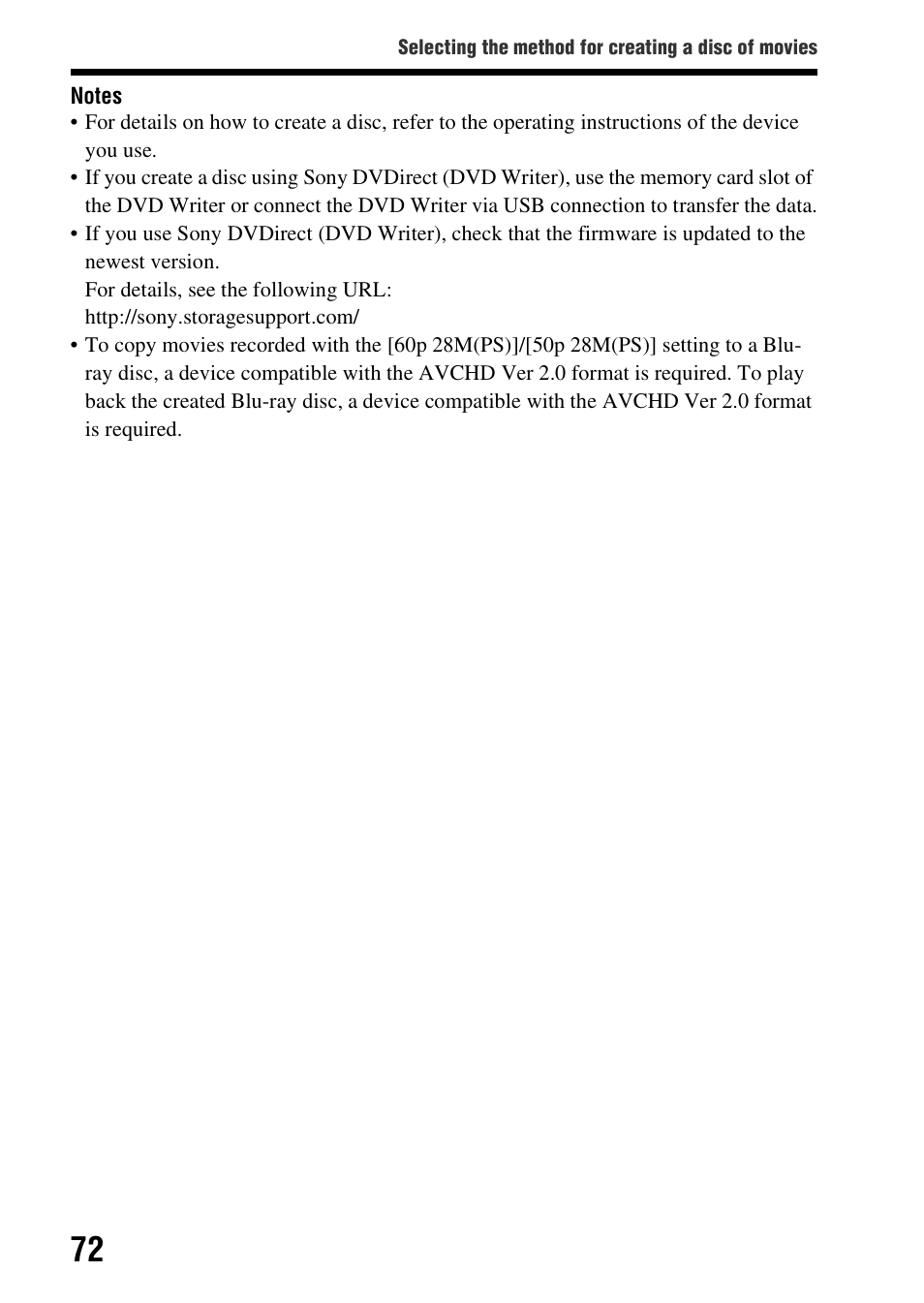 Sony SLT-A57M User Manual | Page 72 / 96