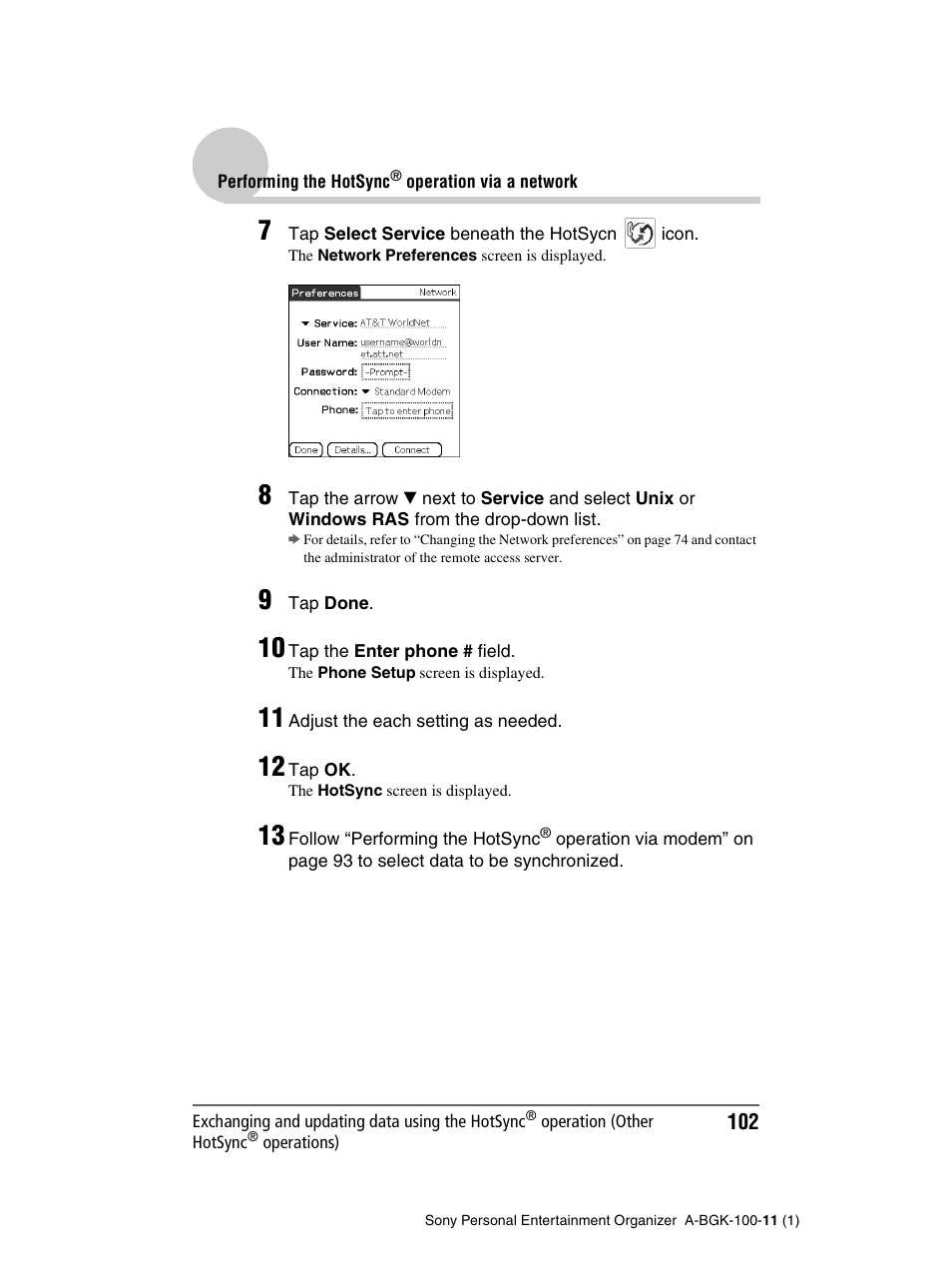 Sony PEG-SJ22 User Manual | Page 102 / 169