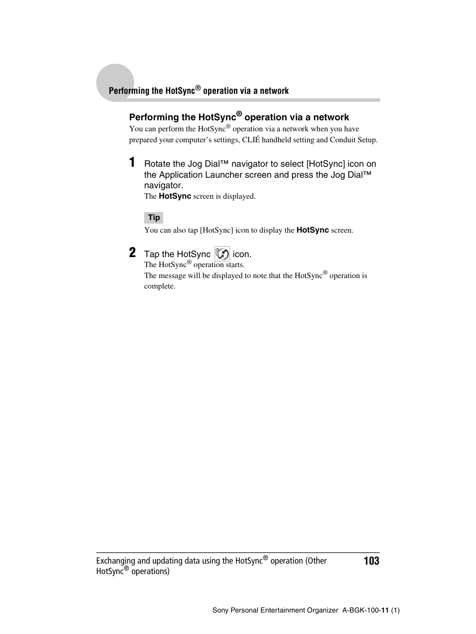 Sony PEG-SJ22 User Manual | Page 103 / 169