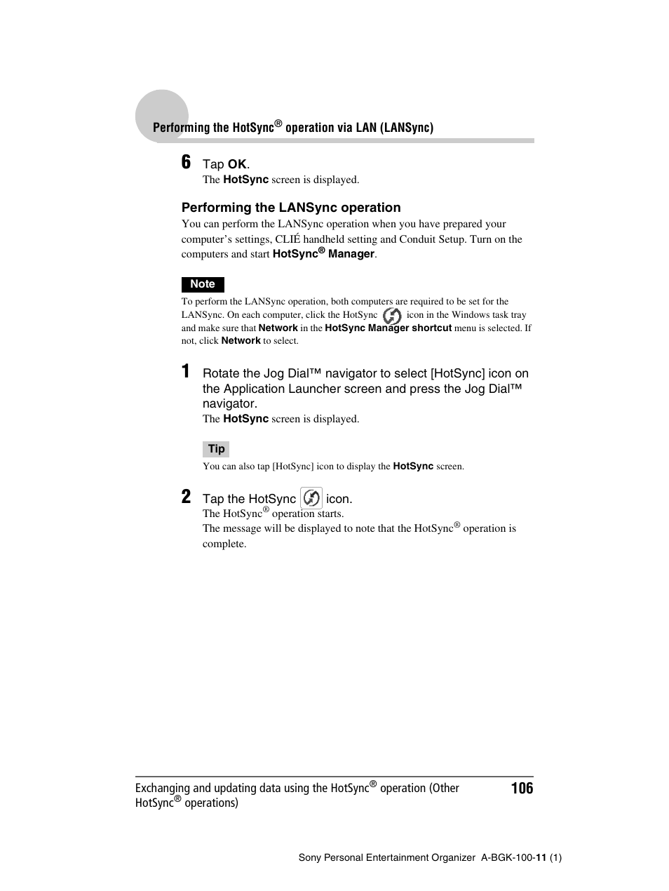 Sony PEG-SJ22 User Manual | Page 106 / 169