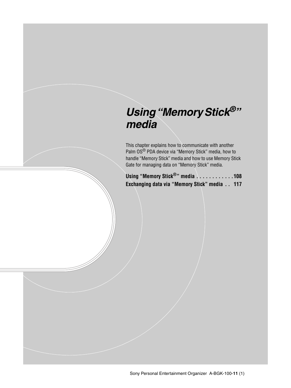 Using “memory stick®” media, Using “memory stick, Media | Sony PEG-SJ22 User Manual | Page 107 / 169