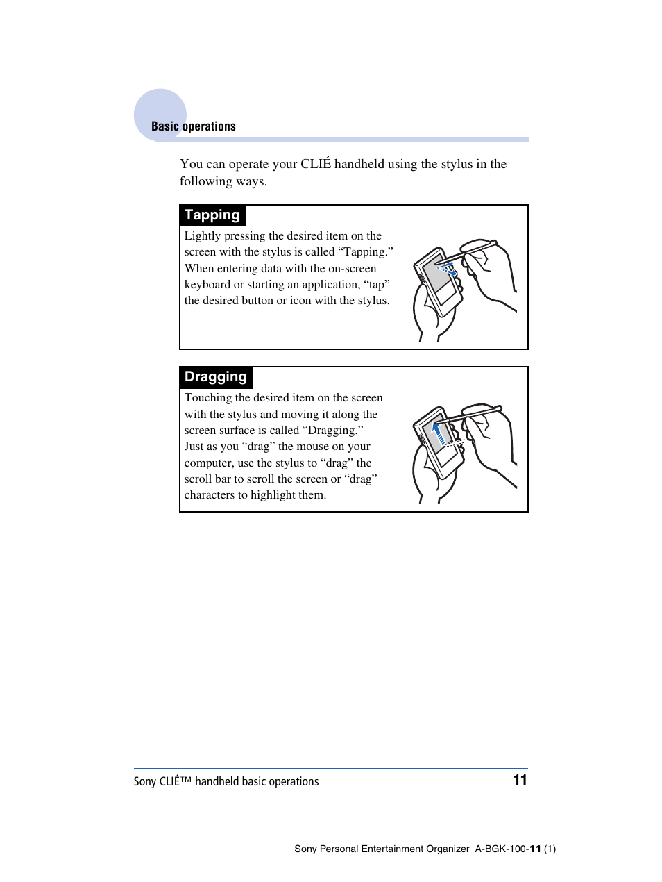 Sony PEG-SJ22 User Manual | Page 11 / 169