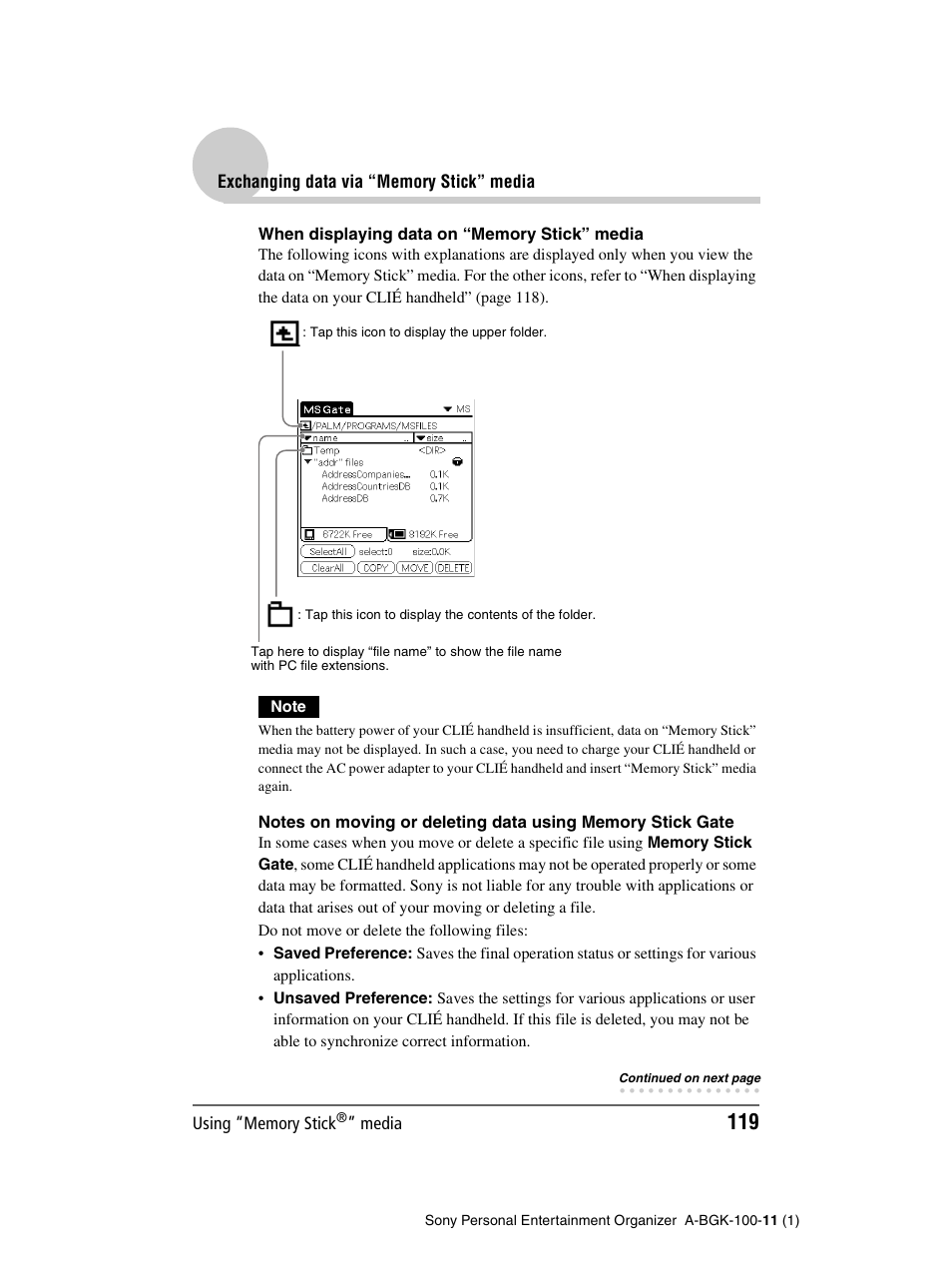 Sony PEG-SJ22 User Manual | Page 119 / 169