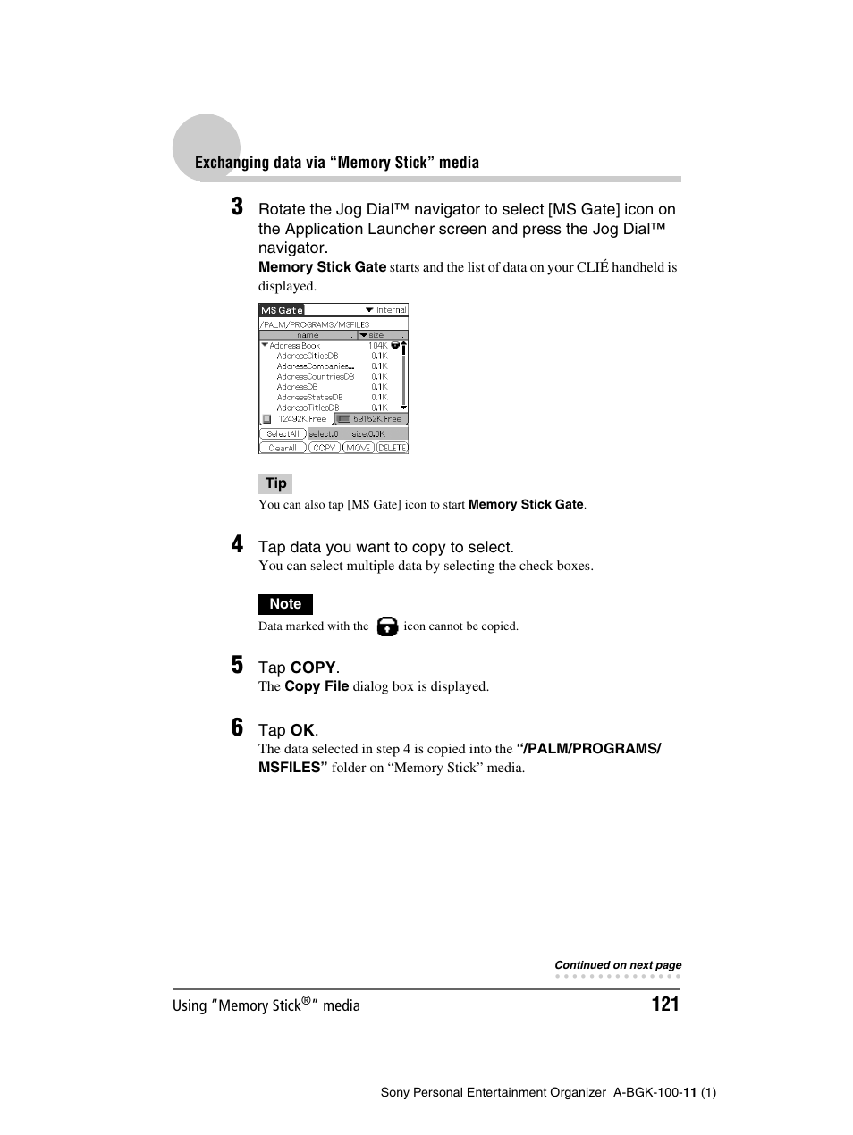 Sony PEG-SJ22 User Manual | Page 121 / 169