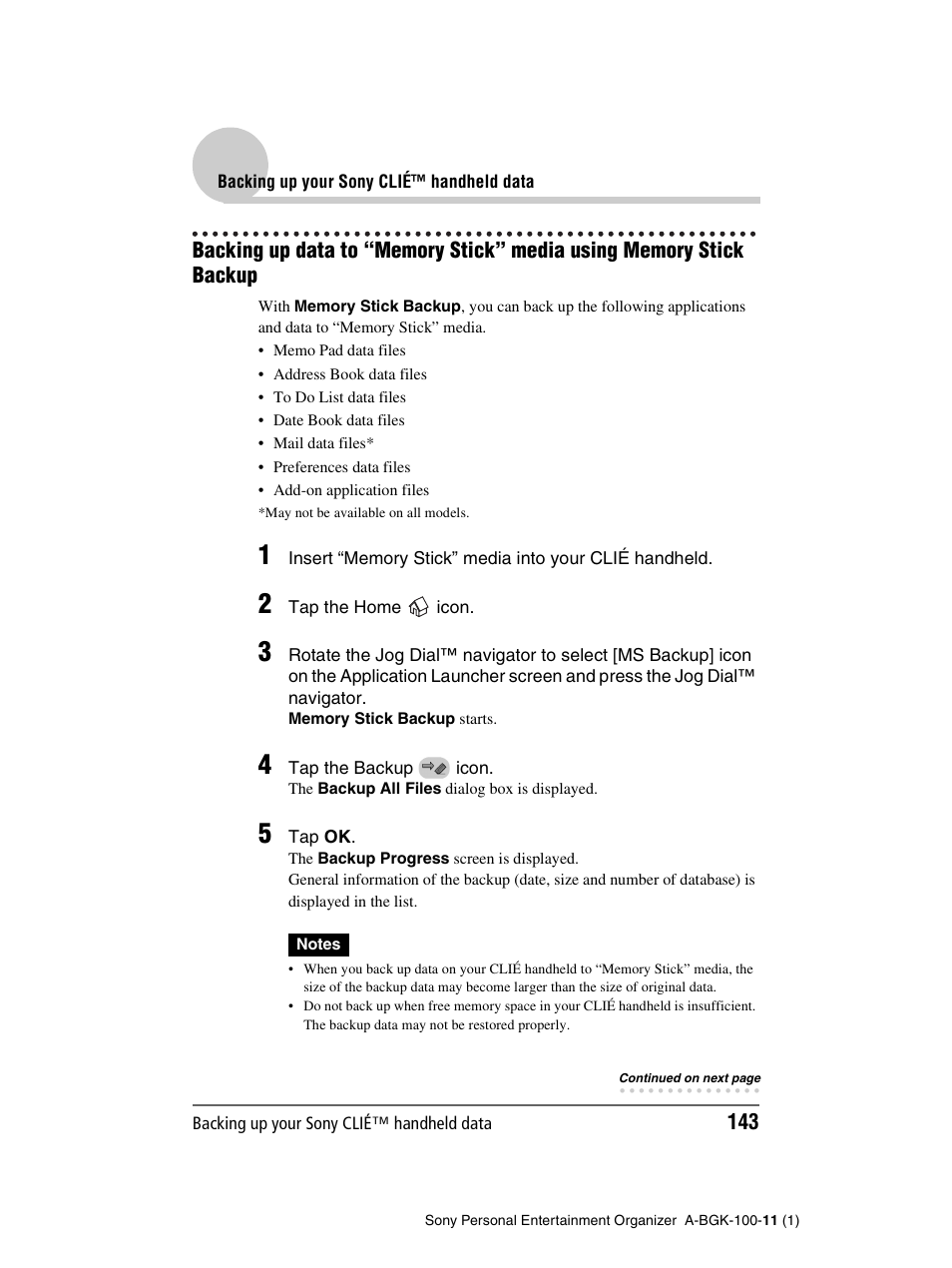 Sony PEG-SJ22 User Manual | Page 143 / 169