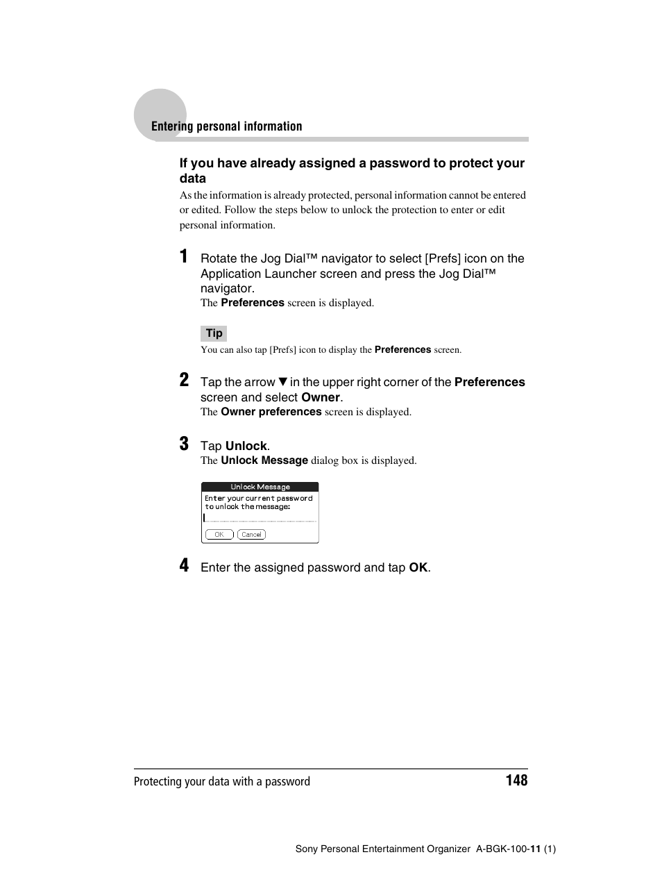 Sony PEG-SJ22 User Manual | Page 148 / 169