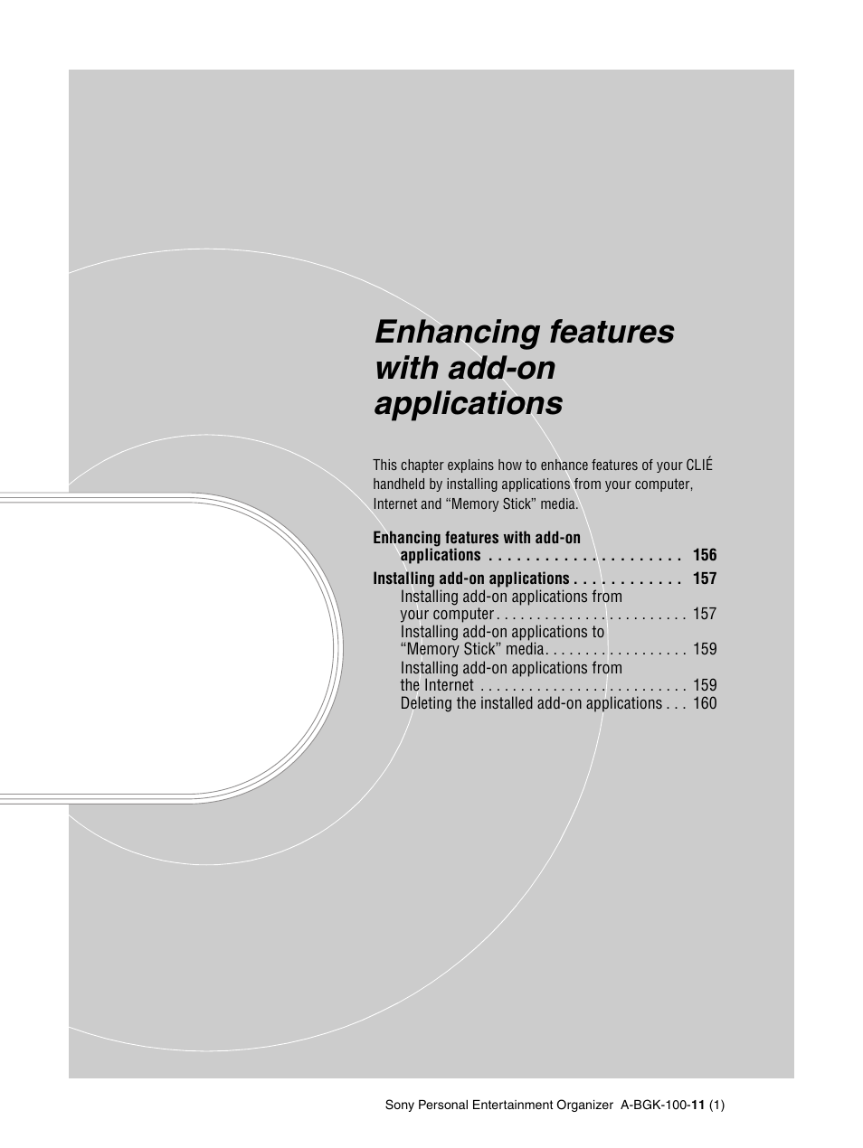 Enhancing features with add-on applications | Sony PEG-SJ22 User Manual | Page 155 / 169