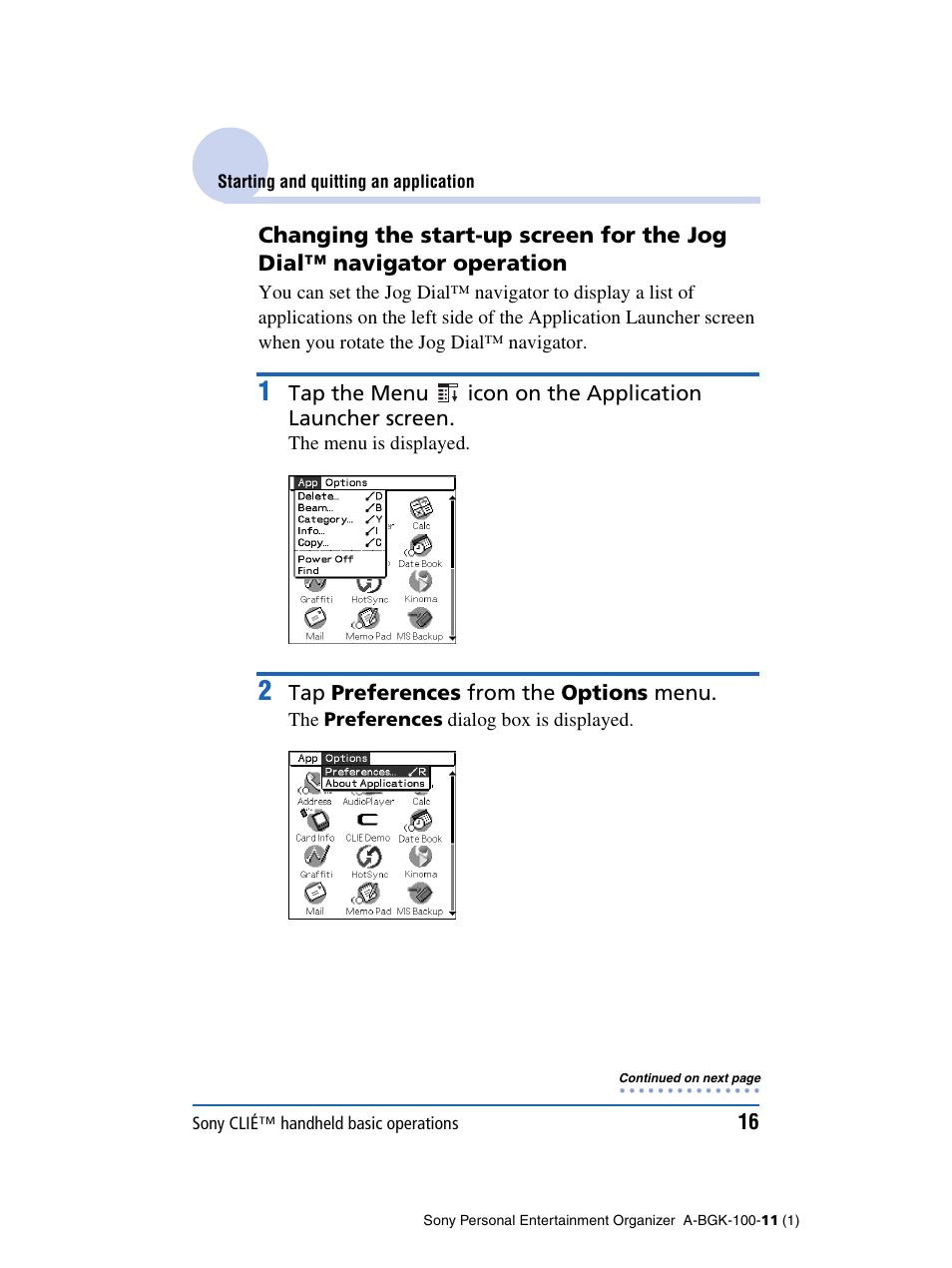 Sony PEG-SJ22 User Manual | Page 16 / 169