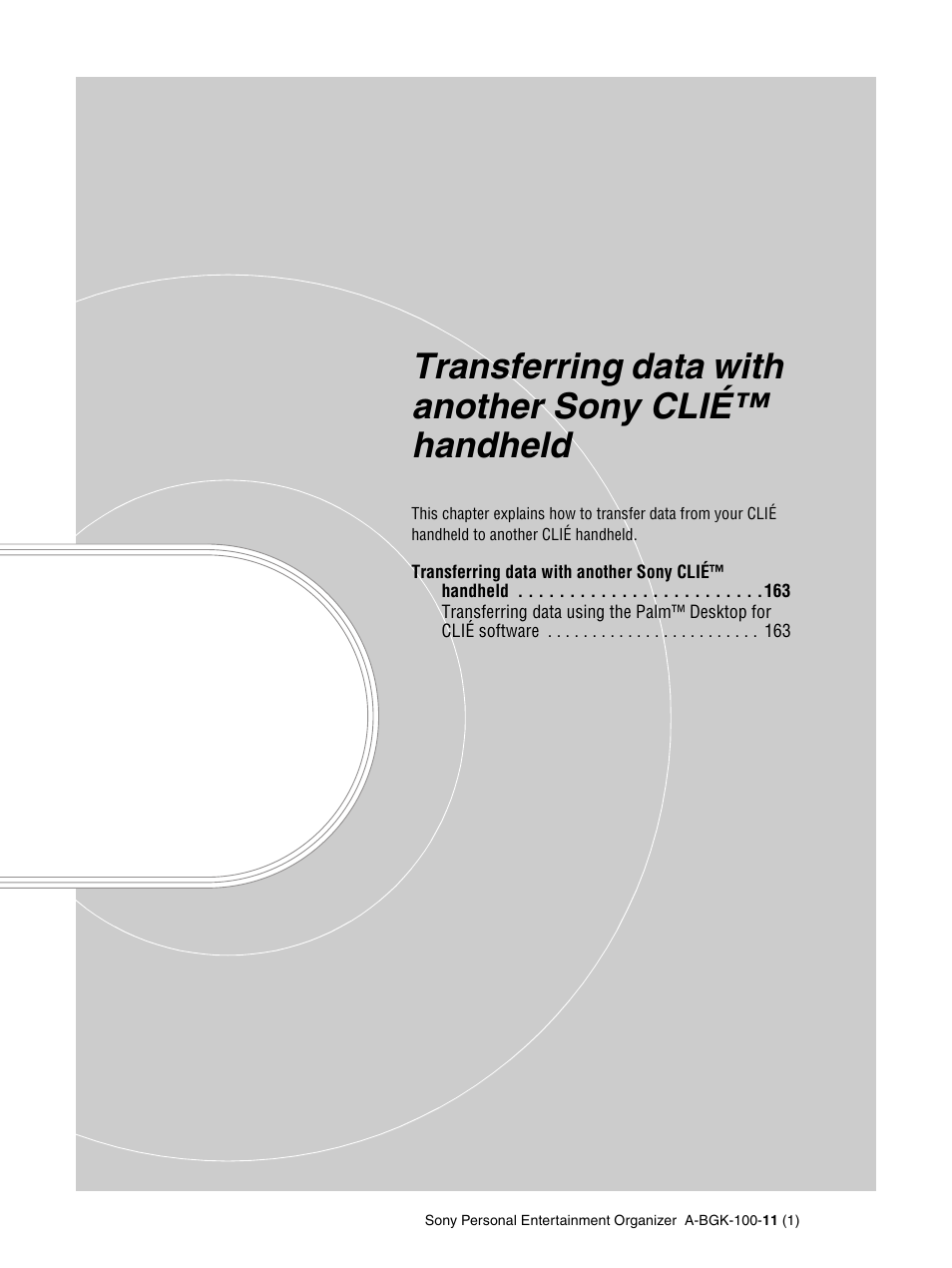 Transferring data with another sony clié™ handheld | Sony PEG-SJ22 User Manual | Page 162 / 169