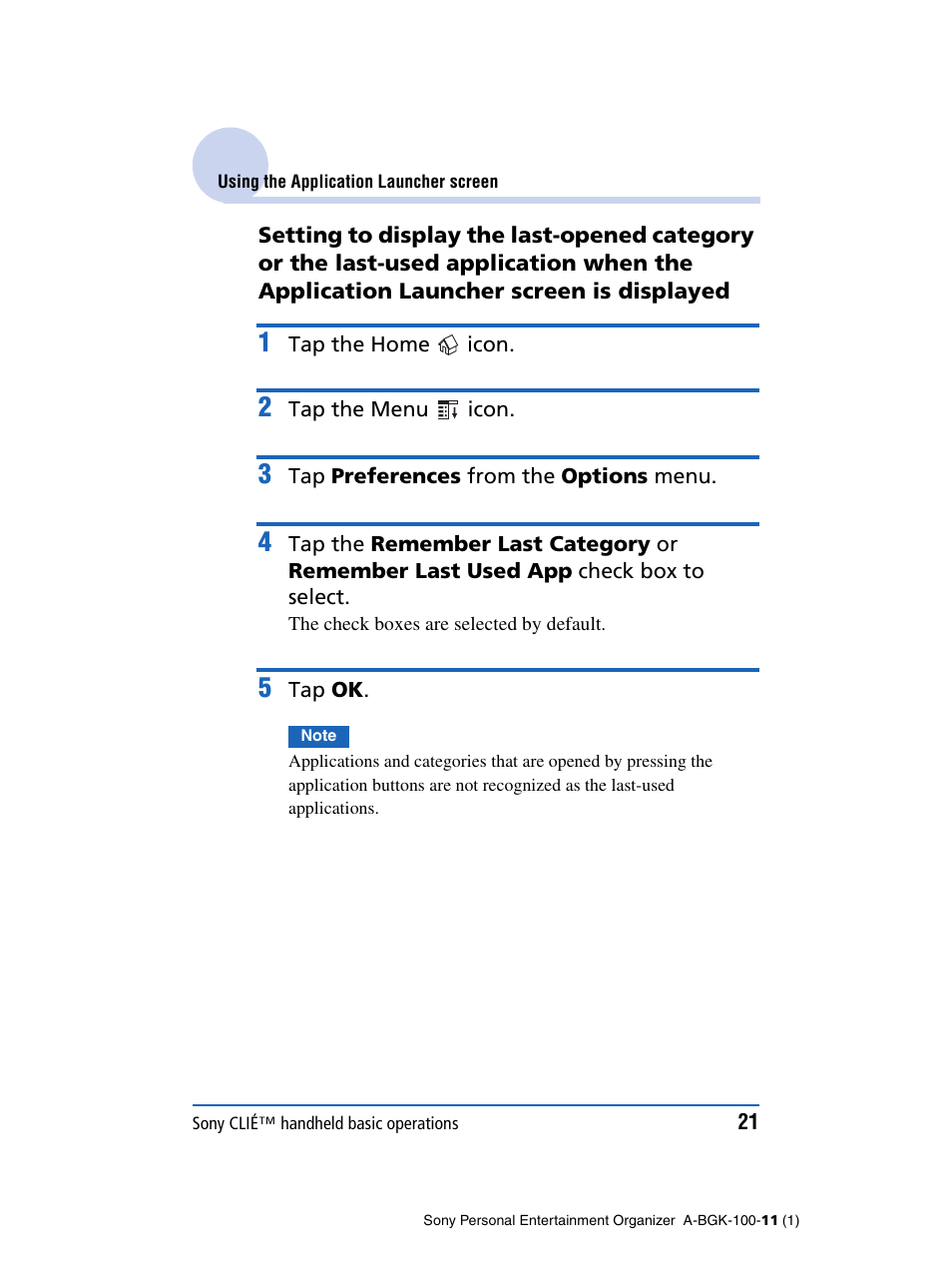 Sony PEG-SJ22 User Manual | Page 21 / 169